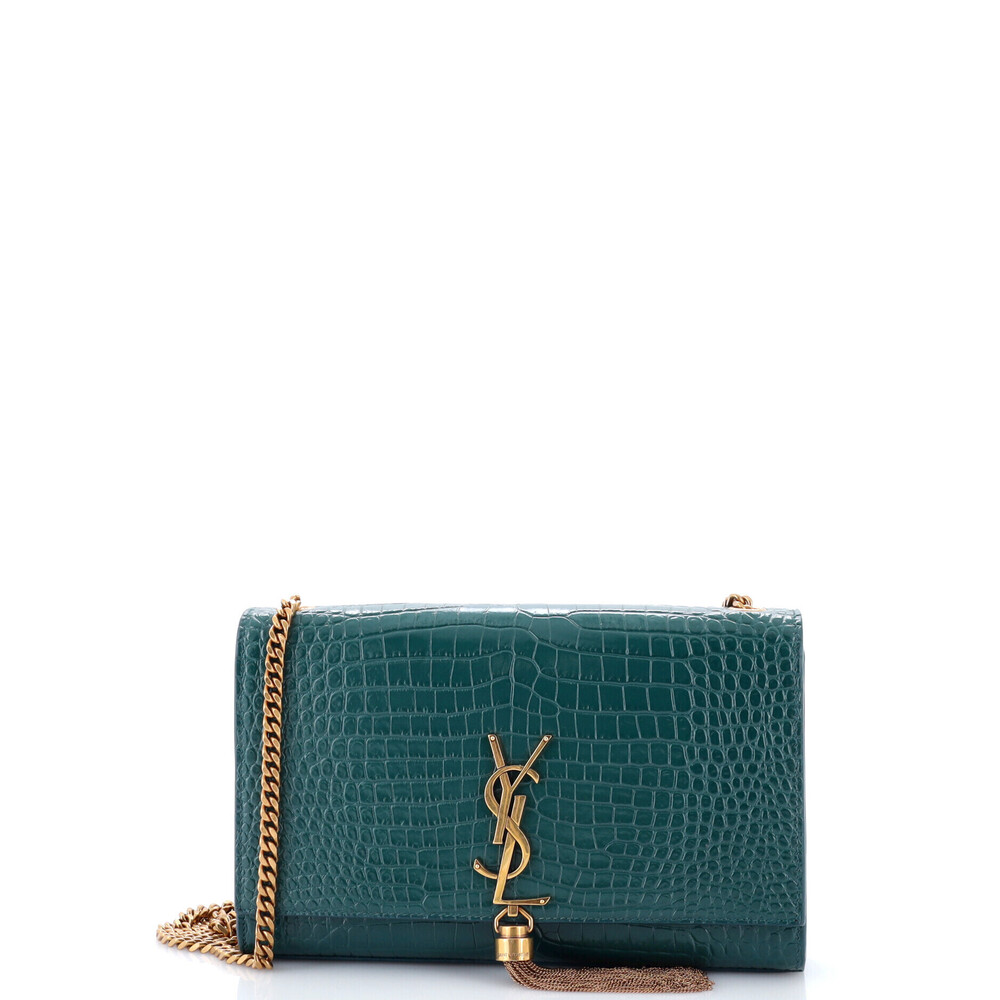 Saint Laurent Medium Classic Monogram Tassel Crossbody Bag